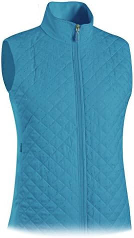 Monterey Club Women's Quilted Microfiber Dotty Vest #2787