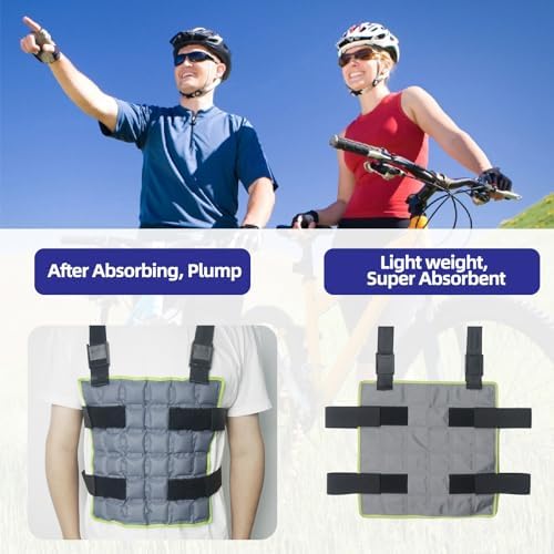 MR.ICE Cooling Vest For Men & Women - Adjustable Ice Vest For Motorcycle Workers Sports Outdoor Heat Relief