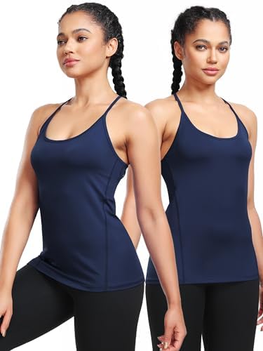 NELEUS Women's Workout Tank Top Racerback Yoga Tanks Athletic Gym Shirts