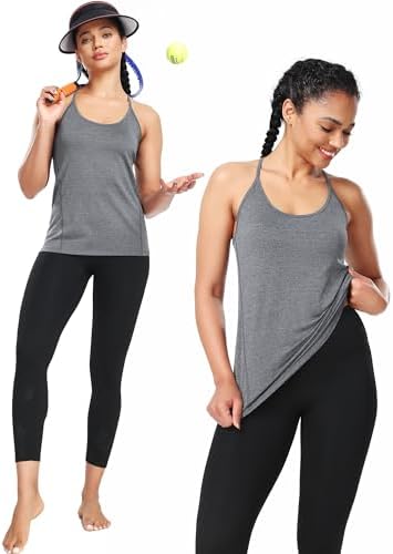 NELEUS Women's Workout Tank Top Racerback Yoga Tanks Athletic Gym Shirts