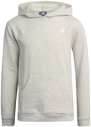 New Balance Active Girls Sweatshirt - Breathable Athletic Fleece Pullover Hoodies for Girls with Pockets (Sizes: 7-16)