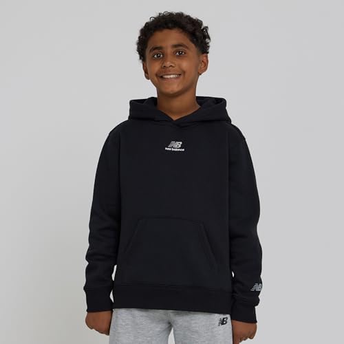 New Balance Boys Hoodie – Premium Comfy Cotton Blended Fleece Classic Pullover Sweatshirt For Kids Sizes 4-20