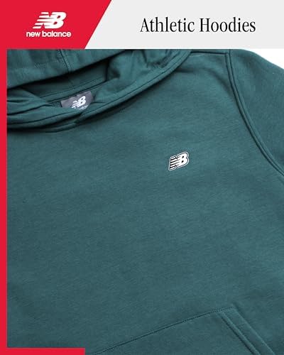 New Balance Boys Hoodies - Lightweight Soft Cotton Fleece Pullover Boys Hoodie Sweatshirts With Pockets (Sizes: 2T-20)