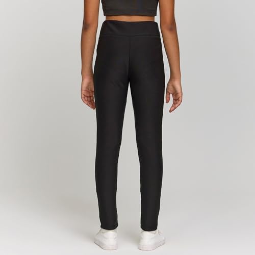 New Balance Girls Fleece Lined Leggings - 2 Pack Soft Stretch Yoga Pants Athletic Warm Thermal Tights Sizes 4-16