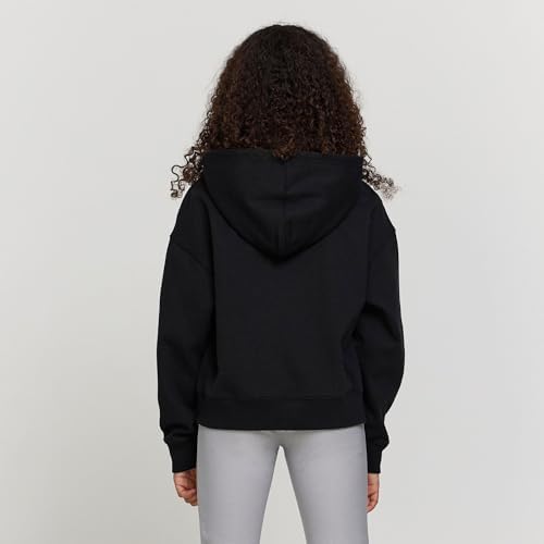 New Balance Girls Quarter Zip Up Hoodie – Soft Cotton Blended Fleece Active Youth Pullover Sweatshirt Lined Hood