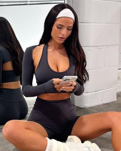 NexiEpoch 2 Pack Biker Shorts For Women - 3"/5"/8" Booty Volleyball High Waisted Black Spandex Shorts For Yoga Dance Workout