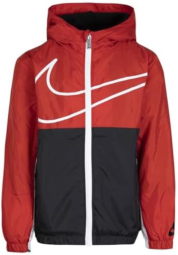 Nike Boy's Fleece Lined Windbreaker Jacket (Little Kids/Big Kids)