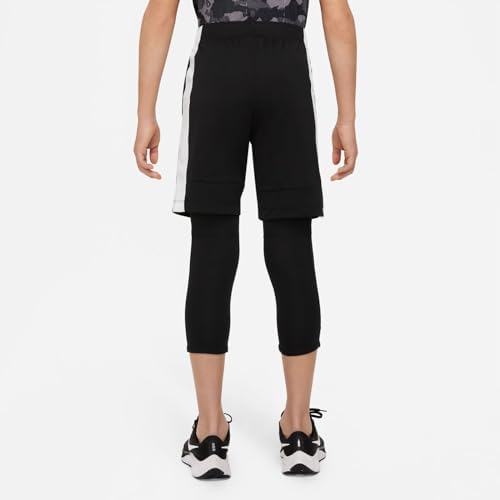 Nike Boys' Pro Dri-FIT 3/4 Length Tights Size L Black