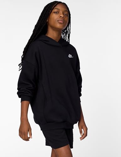 Nike Girls' Sportswear Club Fleece Oversized Pullover Hoodie