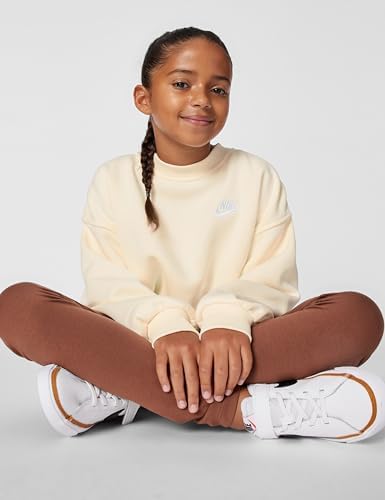 Nike Girls' Sportswear Club Fleece Oversized Sweatshirt