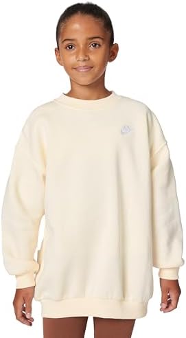 Nike Girls' Sportswear Club Fleece Oversized Sweatshirt