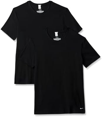Nike Men's All Day Cotton Stretch Short Sleeve Crewneck Undershirts (2-Pack)