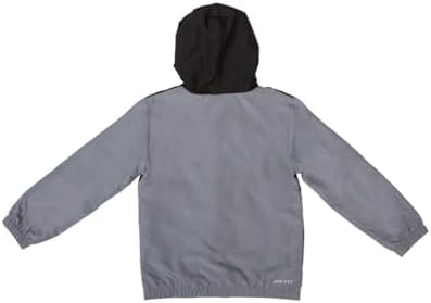 Nike Sportswear Light Weight Hooded Windrunner Full-Zip Jacket - Smoke Grey - Kids Size 5