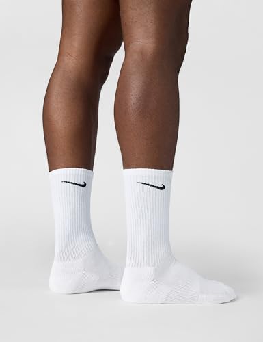 Nike Unisex Adult Everyday Cushioned Training Crew Socks (3 Pairs)