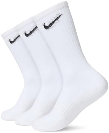 Nike Unisex Adult Everyday Cushioned Training Crew Socks (3 Pairs)