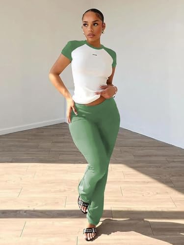 Nimsruc 2 Piece Outfits For Women Casual Sweat Sets