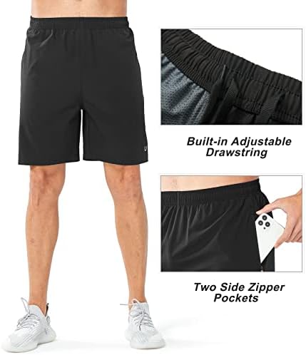 NORTHYARD Men's Athletic Running Shorts Quick Dry Workout Shorts Lightweight Sports Gym Basketball 7"/ 9"/ 5" Tennis Hiking