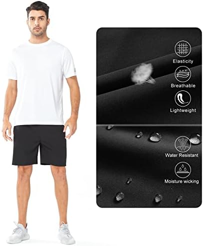 NORTHYARD Men's Athletic Running Shorts Quick Dry Workout Shorts Lightweight Sports Gym Basketball 7"/ 9"/ 5" Tennis Hiking