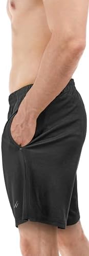 NY Threads Men's Athletic Shorts Quick Dry Loose-Fit Lightweight Running Workout Gym Shorts With Pockets
