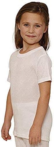 Octave 2 Pack Girls Thermal Underwear Short Sleeve T-Shirt/Vest/Top