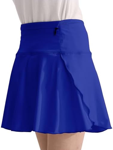 OEBLD Girls Athletic Skort High Waist Tennis Skirts With Shorts Butterfly Ruffle School Skirts With Pockets