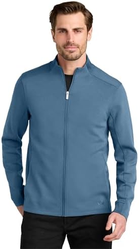 OGIO Unisex Transcend Full Zip Sleek Zip Up Jacket For Men & Women Stretchy Double Knit Jacket For Work & Casual Wear