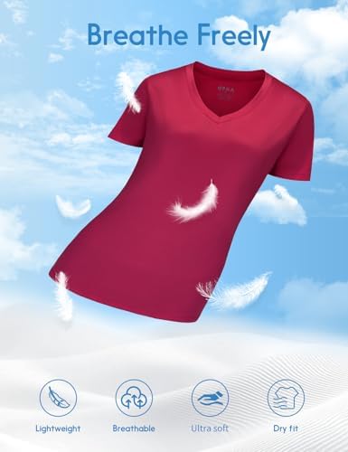 Opna Women's Short Sleeve Moisture Wicking Athletic Shirts
