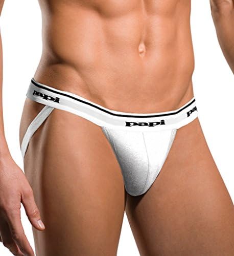 Papi Men's 3-Pack Jockstrap Athletic Supporter Breathable Male Workout Underwear