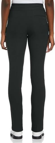 PGA TOUR Women's Stretch Golf Pants With Pull-on Waist 31" & 32" Inseams Tummy Control Moisture-Wicking Sun Protection
