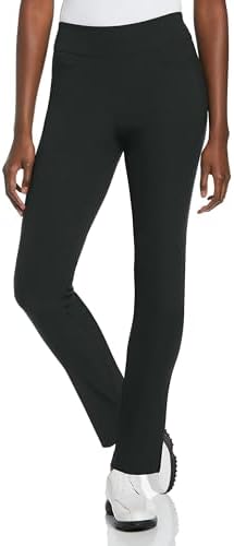 PGA TOUR Women's Stretch Golf Pants with Pull-on Waist 31" & 32" Inseams Tummy Control Moisture-Wicking Sun Protection