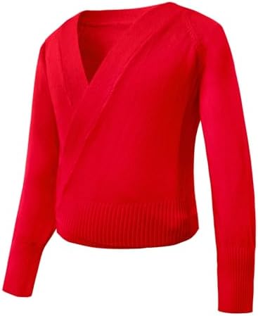 Phoeswan Kids Girl's Ballet Sweater Cardigan Ballet Warm Up Active Sweaters For Leotards