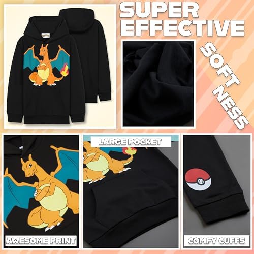 Pokemon Tracksuit Set Boys Teens 2 Pc Hoodie Joggers Anime Hoodie Sweatpants Kids Clothes Teen Apparel Gifts For Boys