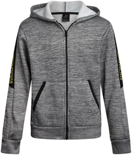Pro Athlete Boys Tracksuit Set - 2 Piece Fleece Boys Zip Up Hoodie And Jogger Sweatpants - Athletic Outfit (Sizes: 8-12)
