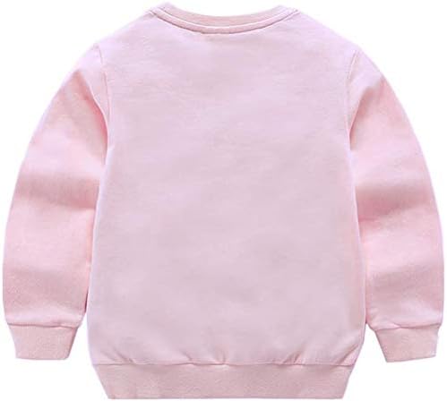PTPuke Toddler Boys Girls Solid Cotton Thin Sweatshirt Long Sleeve Top T-Shirts
