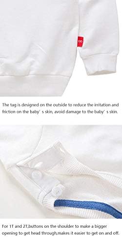 PTPuke Toddler Boys Girls Solid Cotton Thin Sweatshirt Long Sleeve Top T-Shirts