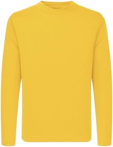 QBK 4T to Youth Neon Shirt Kids UPF 50+ Dry Fit Athletic Long Sleeve T Shirts for Boys and Girls-Moisture Wicking Rash Guard