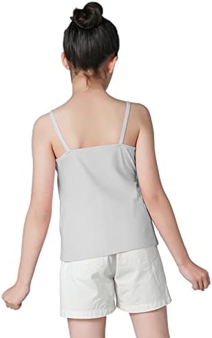 QBK Training Bras For Teens Girls From 6 7 8 9 10 12 Years Old Camisoles Bralette Bras With Shelf Bra (2/3/4Pack)