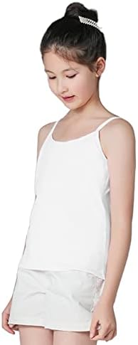 QBK Training Bras For Teens Girls From 6 7 8 9 10 12 Years Old Camisoles Bralette Bras With Shelf Bra (2/3/4Pack)