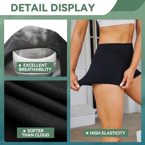 QGGQDD Workout Biker Shorts For Women - 3"/5"/8" High Waisted Tummy Control Spandex Booty Shorts For Gym Yoga Volleyball