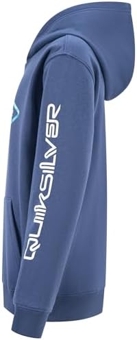 Quiksilver Boys Pullover Hoodie Sweatshirt Soft & Comfortable With Front Pocket