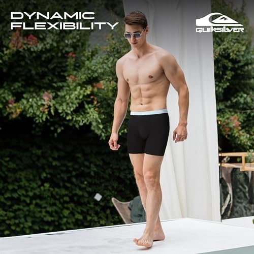 Quiksilver Mens Underwear 4 Pack Boxers For Men Supersoft Brushed Polyester Mens Boxer Briefs