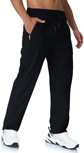 Rapoo Mens Lightweight Hiking Pants Quick Dry Stretch Joggers For Running Workout Casual