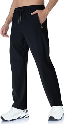 Rapoo Mens Lightweight Hiking Pants Quick Dry Stretch Joggers for Running Workout Casual