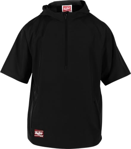 Rawlings Boys Colorsync Short Sleeve Hooded Cage Jacket Youth Sizes Multiple Colors