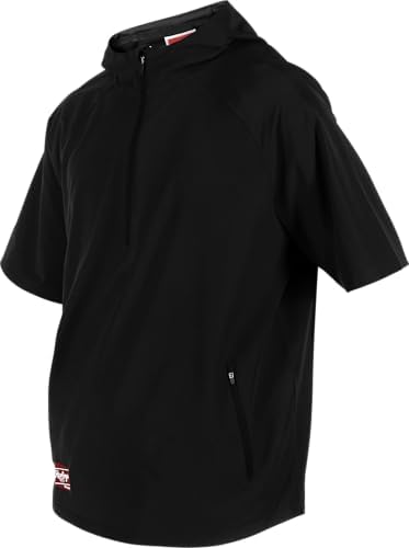 Rawlings Boys Colorsync Short Sleeve Hooded Cage Jacket Youth Sizes Multiple Colors