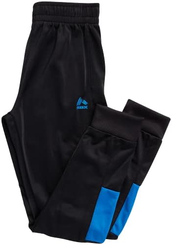 RBX Boys Jogger Set - 2 Piece Pullover Thermal Boys Hoodie & Tricot Jogger Pants - Athletic Sweatsuit Outfit (Sizes 8-12)