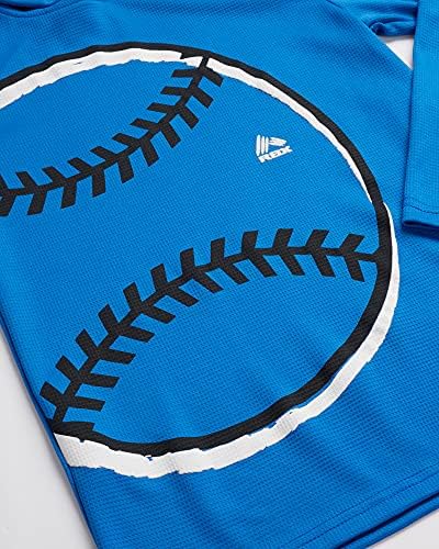 RBX Boys Tracksuit Set - 4 Piece Pullover Thermal Boys Hoodie Sweatshirt And Tricot Jogger Sweatpants Outfit (Sizes 8-12)