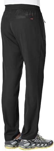 Rdruko Men's Casual Pants Lightweight Quick Dry Hiking Running Workout Outdoor Sports Sweat Pants
