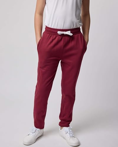 Real Essentials 3 Pack: Boys' Cotton Fleece Jogger Sweatpants - Active Athletic Youth Pants For Teens With Pockets