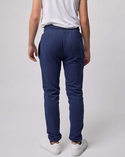 Real Essentials 3 Pack: Boys' Cotton Fleece Jogger Sweatpants - Active Athletic Youth Pants For Teens With Pockets